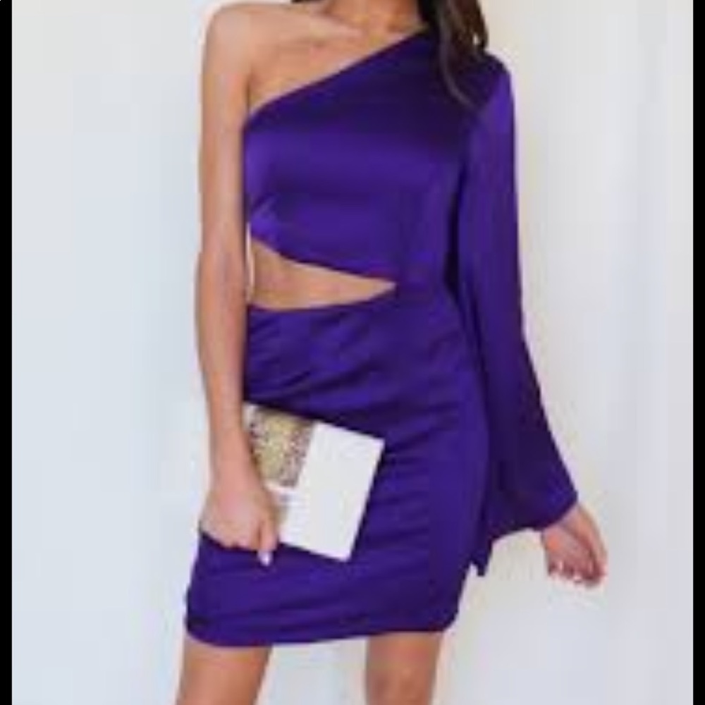 Blu Spero blue mini dress